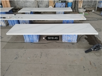 5018 Ariston White Quartz Artificial Stone Countertops