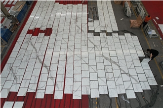 AURA BY AQUALAND Luxury White Marble Floor & Wall Tiles