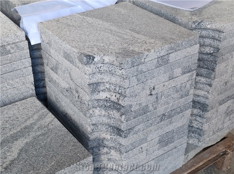 Cloudy Gray Granite Pool Coping
