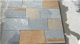 Granite Slab Tiles Mix Type With Random Sizes