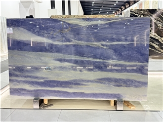 Azul Tropical Brazil Quartzite Polished Wall-Cladding Slabs
