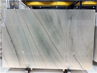 Macaubas Fantasy Gray Background Brazilian Quartzite Slabs