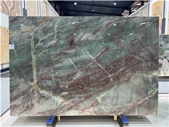 Paradise Blue Velvet Polished Quartzite Green Canyon Slabs