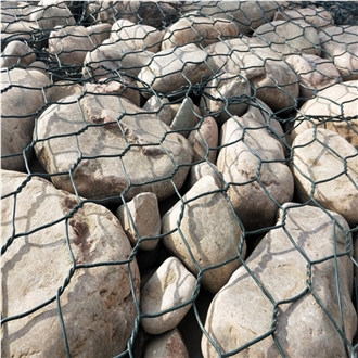 Gabion Wall Stone Fence Column