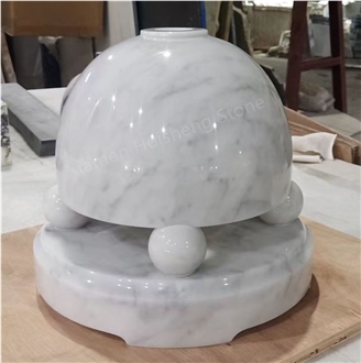 Carrara White Marble  Lamp Home Decor Products