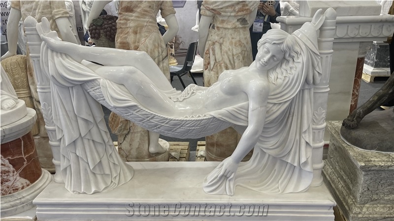 Natural Stone Four Seasons Goddess Human Sculpture