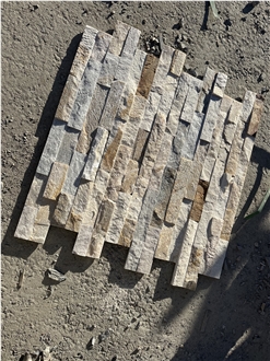 Po14 Yellow Slate Wall Cladding Stone Veneer Panels