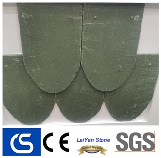 Natural Green Roofing Slate Tiles Stone Roof Tiles