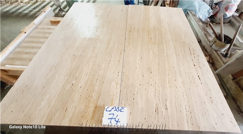 Classic Travertine Vein Cut Slabs