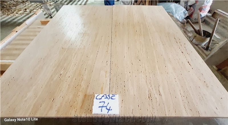 Classic Travertine Vein Cut Slabs