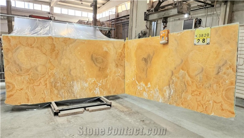 Orange Onyx Slabs