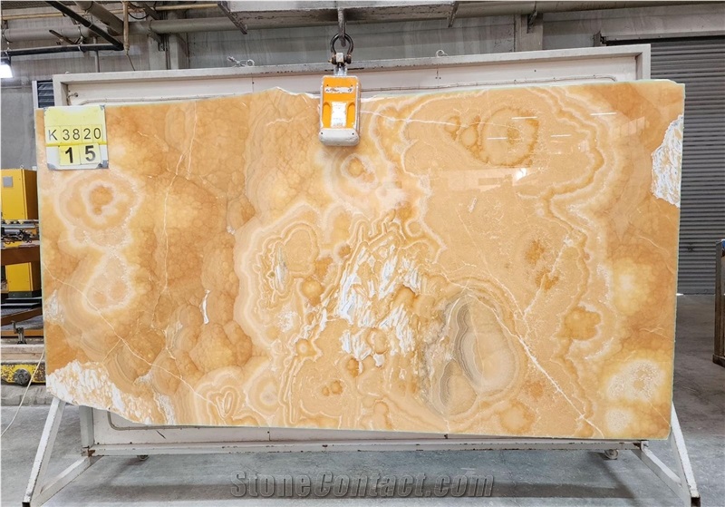 Orange Onyx Slabs