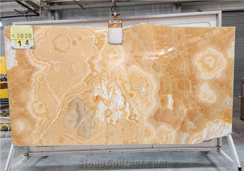 Orange Onyx Slabs