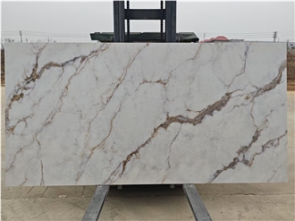 Printed Quartz Stone Slabs Artificial Stone Slabs