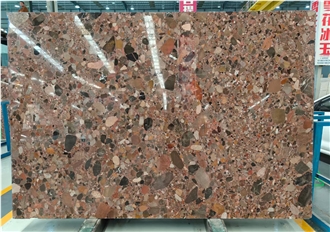 China Colorful Pearl Marble Slabs