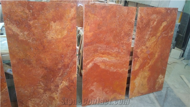 Red Travertine  Wall Tiles