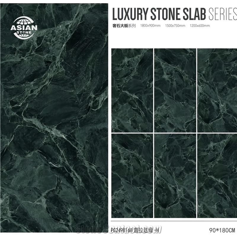 Polished Prada Green Sintered Stone Slabs