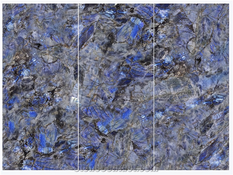 Top-Level Blue Sapphire Sintered Stone Slabs