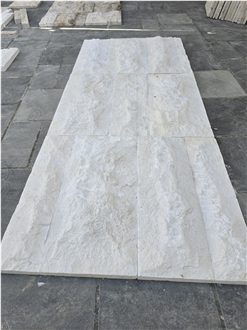 White Limestone Split Face Wall Tiles (Rock Face Limestone)