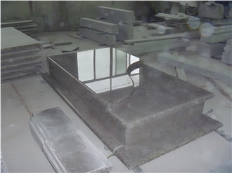 Chian Grey G664 Polish Luna Pearl Granite Headstone