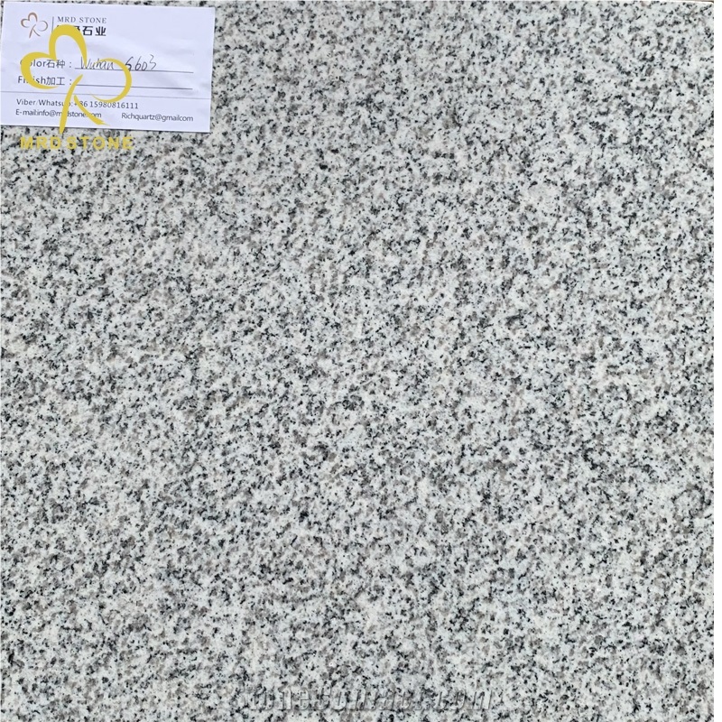 China Granite Slab Grey G603 Granite Polished Floor Silver Tiles