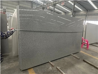 China Hubei G603 Bianco Crystal Granite Big Slabs  Polished