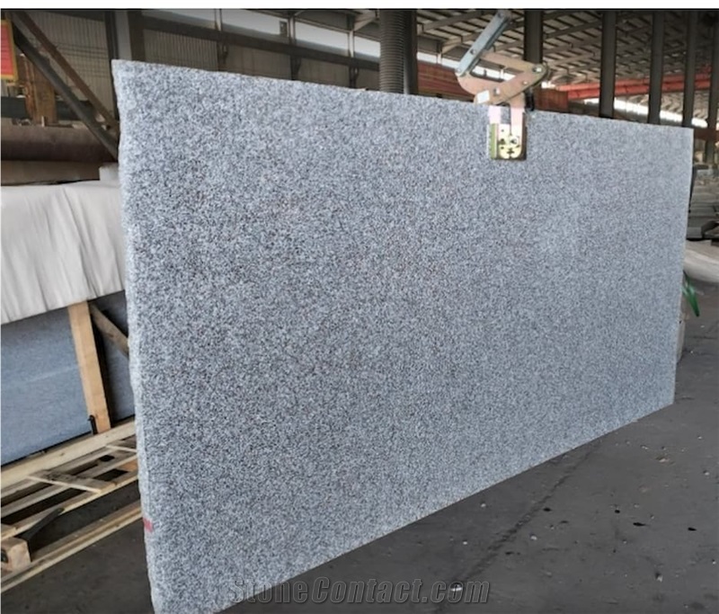 China Hubei G603 Sesame White Granite Slabs Polished