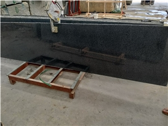 G654 China Impala Black Granite Slabs