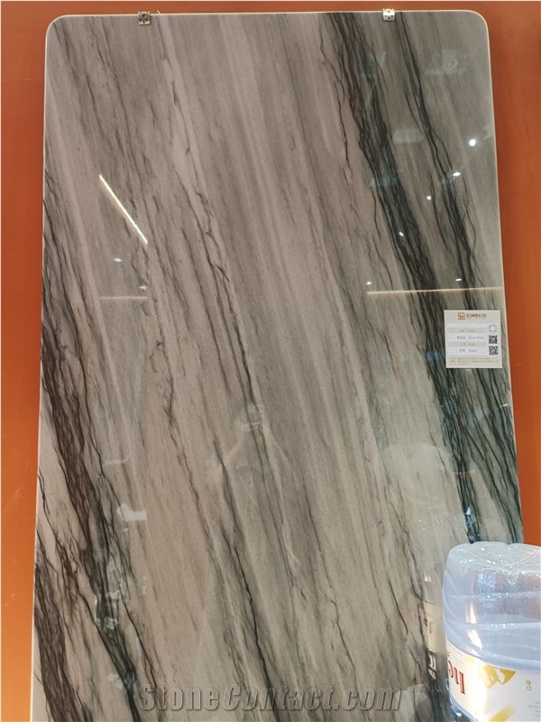 Silver Wave Quartzite Slab