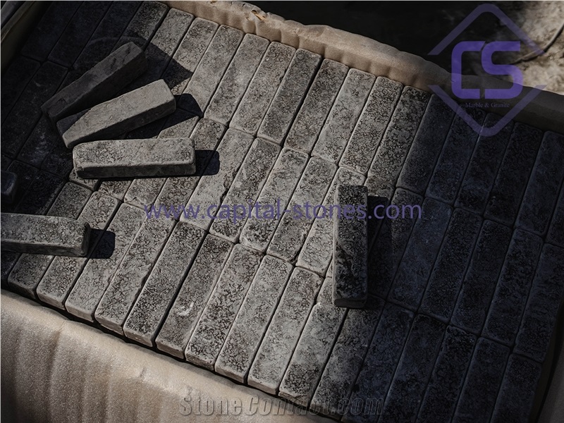 Milly Gray Tumbled Mosaic Design
