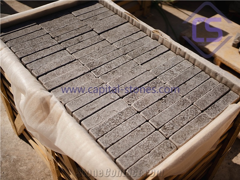 Milly Gray Tumbled Mosaic Design