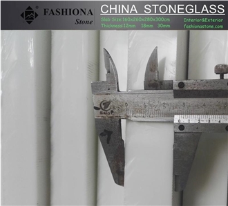 Super White China Nano Glass Stone Slabs & Tiles