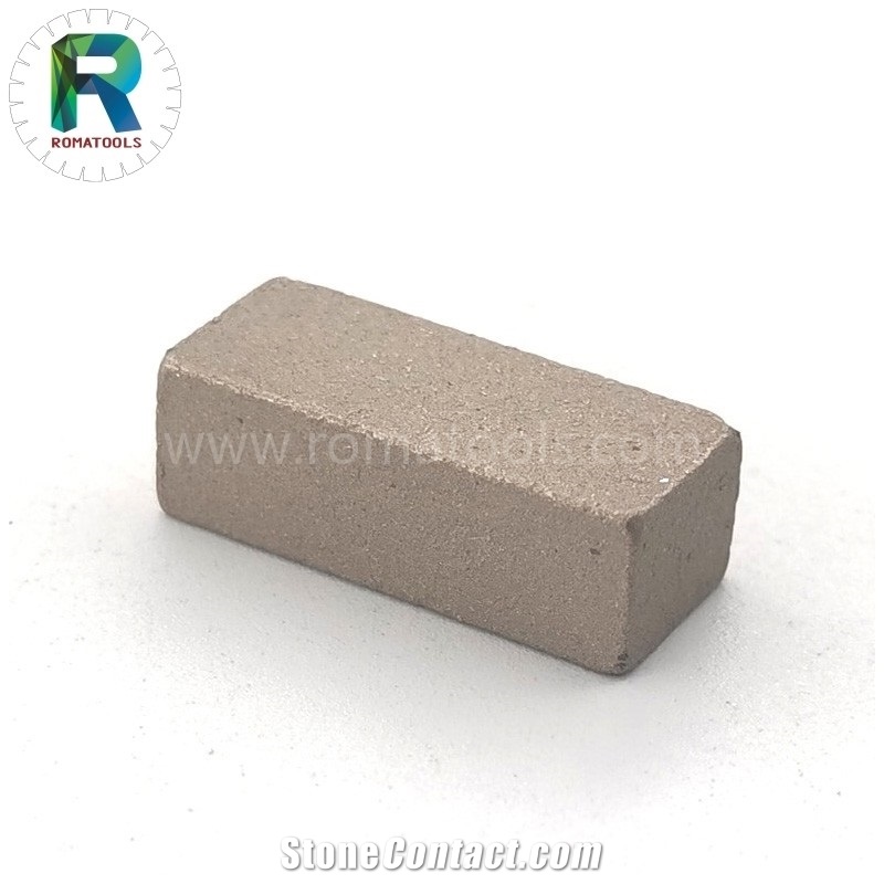 1200Mm 24X8x10mm Romatools Marble Diamond Segments Non-Layer