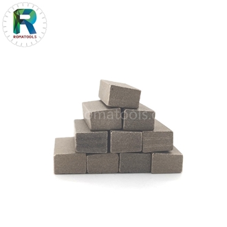 20X5.4/4.8X8mm Romatools Gangsaw Diamond Segments Cut Marble