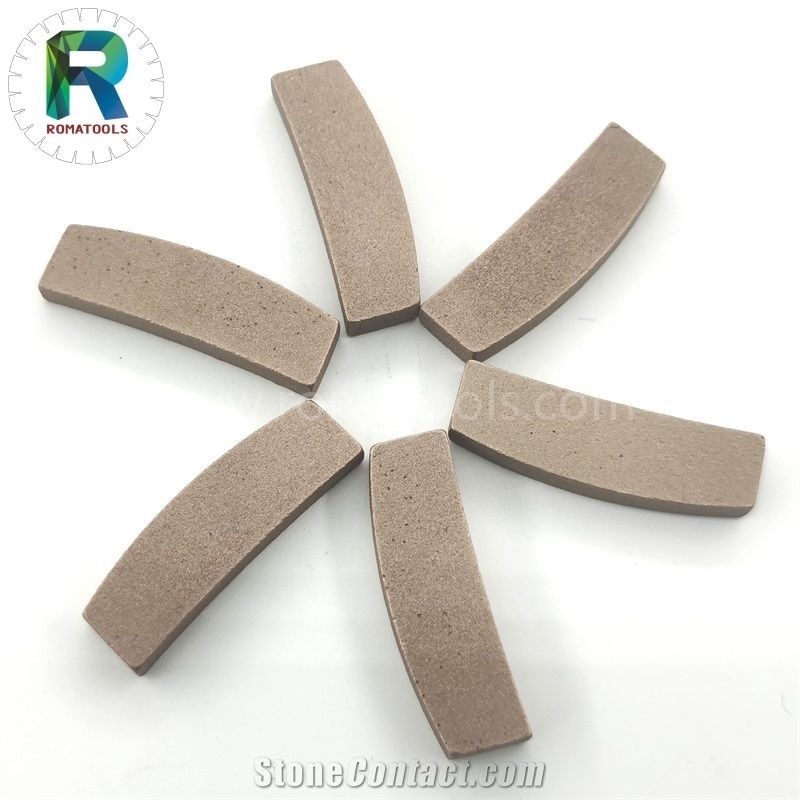 40X5x12mm Romatools Marble Diamond Segments D Shape Pakistan