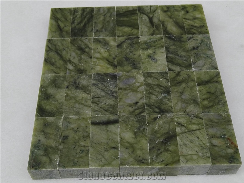 Dandong Green Marble Mosaic Backsplash Mosaic