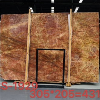Rosso Damasco Marble Floor Tile