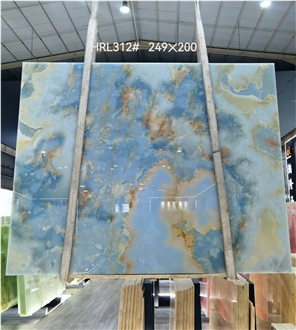 Natural Blue Onyx Slabs