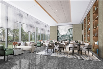 Grey Sesame Terrazzo Floor Tiles