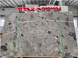 Chinese Panda Grey Marble Slabs
