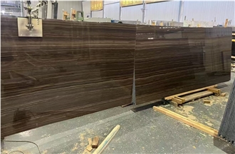 Canada Obama Brown Wood Vein Slabs