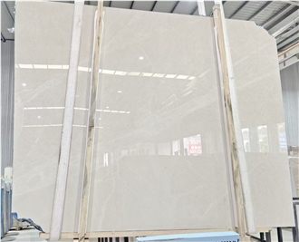 Light Beige Crema Uno Marble Slabs For Wall And Floor
