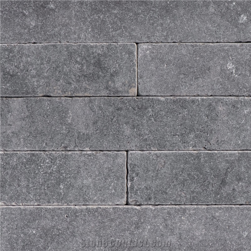 London Grey Limestone Brushed Tiles
