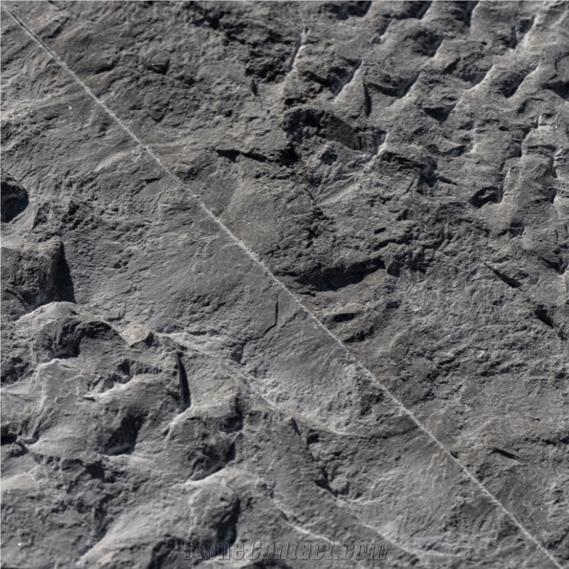 London Grey Limestone Rock Face Wall Tiles