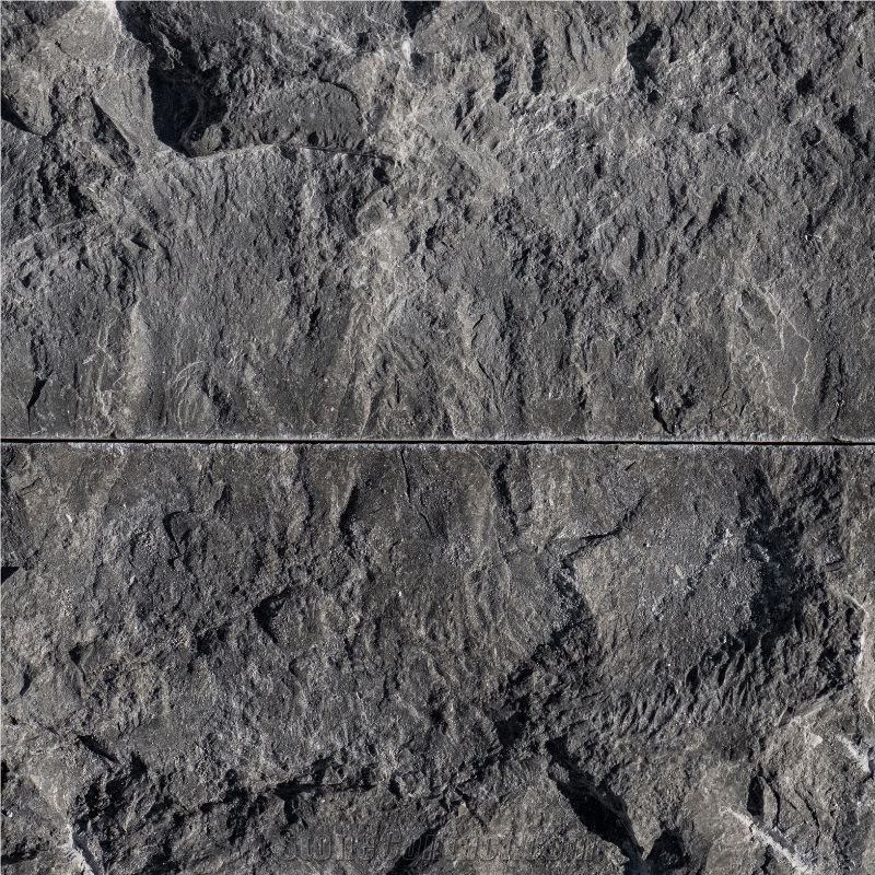 London Grey Limestone Rock Face Wall Tiles
