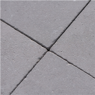 London Grey Sandblasted Limestone Tiles
