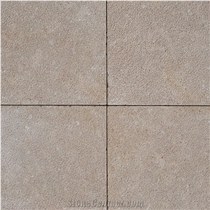 Sinai Pearl Limestone Bush-Hammered Tiles