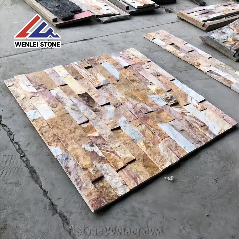 Wholesale Colorful Slate Wall Stacked Stone Veneer