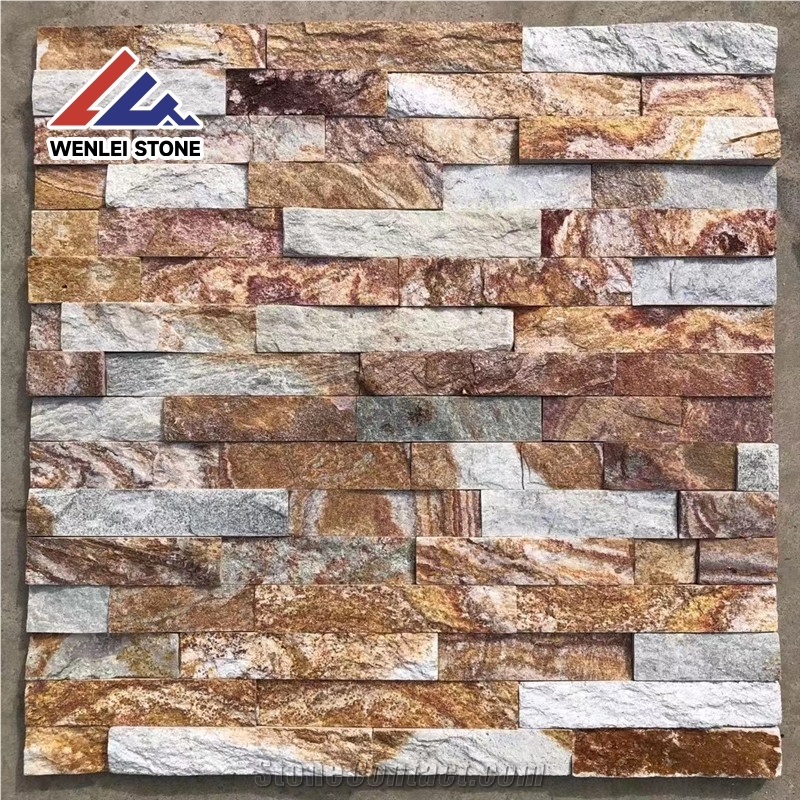 Wholesale Colorful Slate Wall Stacked Stone Veneer