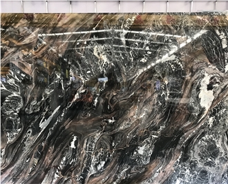 Hot Sale Phantom Black Marble Slabs